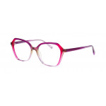William Morris 50340-6042 – hexagonale Vollrandbrille für Damen aus Acetat