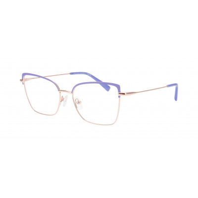 William Morris 50345-3011 – eckige Vollrandbrille für Damen aus Edelstahl