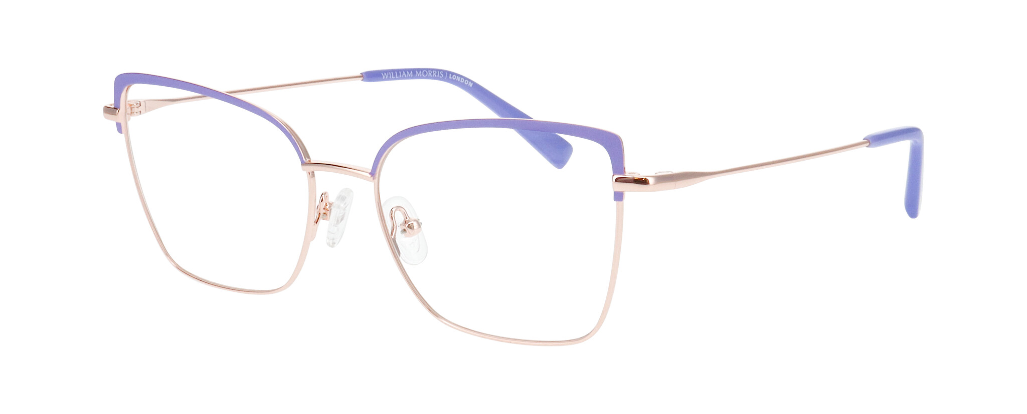 William Morris 50345-3011 53-16 William Morris 50345-3011 – eckige Vollrandbrille für Damen aus Edelstahl