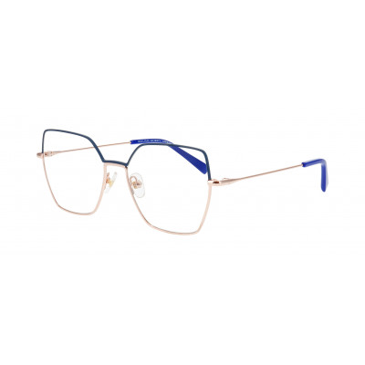 William Morris 50346-9021 – eckige Vollrandbrille für Damen aus Edelstahl