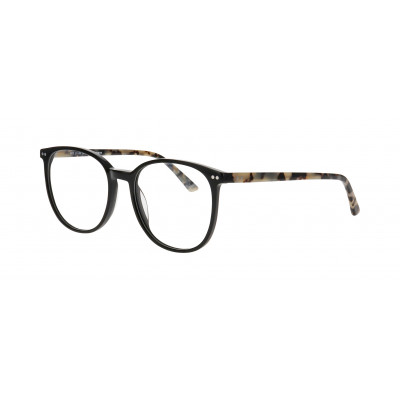 William Morris 50231-C1 – ovale Vollrandbrille für Herren aus Acetat in Schwarz