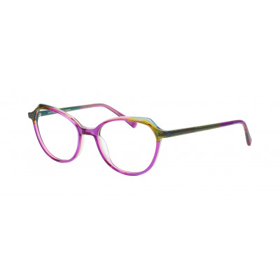 William Morris 50352-3025 – eckige Vollrandbrille für Damen aus Acetat