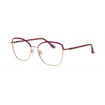 William Morris 70011-3821 – eckige Vollrandbrille für Damen aus Edelstahl