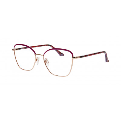 William Morris 70011-3821 – eckige Vollrandbrille für Damen aus Edelstahl
