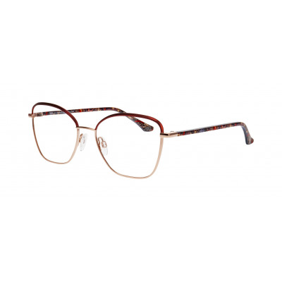 William Morris 70011-4021 – eckige Vollrandbrille für Damen aus Edelstahl