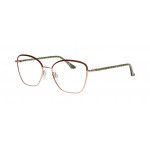 William Morris 70011-5021 – eckige Vollrandbrille für Damen aus Edelstahl