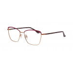 William Morris 70012-3721 – eckige Vollrandbrille für Damen aus Edelstahl