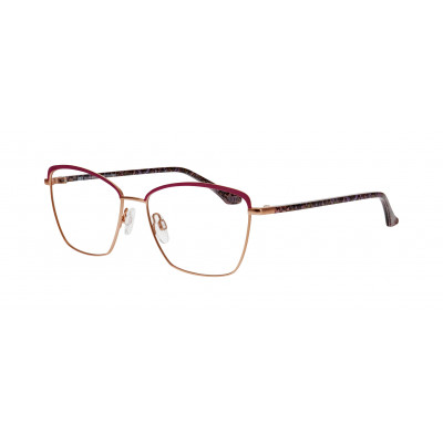 William Morris 70012-3721 – eckige Vollrandbrille für Damen aus Edelstahl