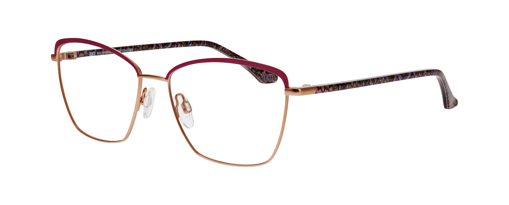 William Morris 70012-3721 53-15 William Morris 70012-3721 – eckige Vollrandbrille für Damen aus Edelstahl