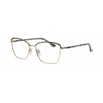 William Morris 70012-9521 – eckige Vollrandbrille für Damen aus Edelstahl