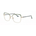 William Morris 70015-9521 – eckige Vollrandbrille für Damen aus Edelstahl