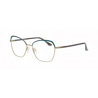 William Morris 70016-8521 – ovale Vollrandbrille für Damen aus Edelstahl