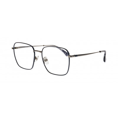 William Morris 50254-C3 – eckige Vollrandbrille für Damen und Herren aus Titan in Blau