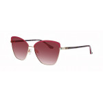 William Morris 80007-4321 – ovale Vollrandbrille für Damen aus Edelstahl in Pink