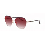William Morris 80008-3721 – hexagonale Vollrandbrille für Damen aus Edelstahl