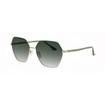 William Morris 80008-9531 – hexagonale Vollrandbrille für Damen aus Edelstahl