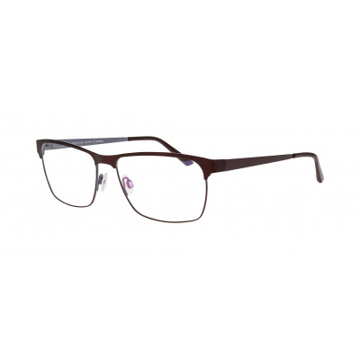 William Morris ADAM-C1 – eckige Vollrandbrille für Damen und Herren aus Edelstahl