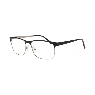 William Morris ADAM-C3 – eckige Vollrandbrille für Damen und Herren aus Edelstahl