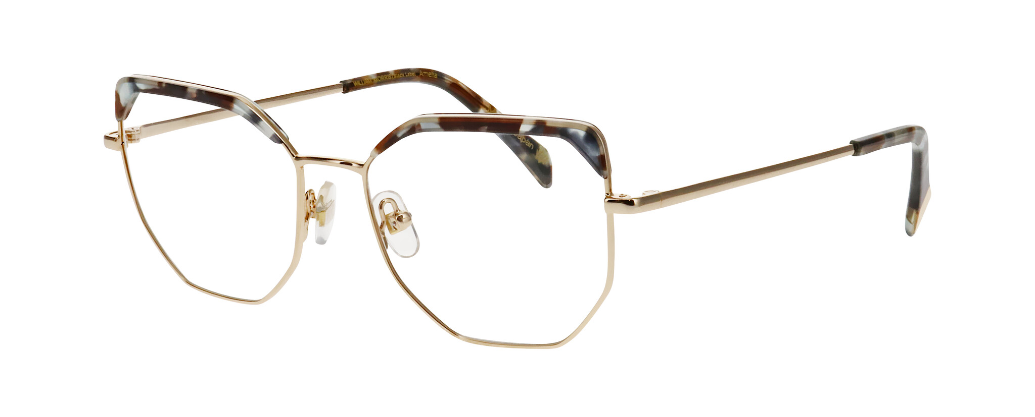 William Morris AMELIA-C1 53-17 William Morris AMELIA-C1 – eckige Vollrandbrille für Damen aus Edelstahl