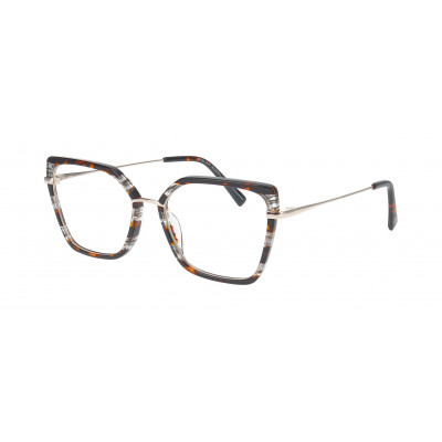 William Morris ANGEL 3-6422 – eckige Vollrandbrille für Damen aus Edelstahl