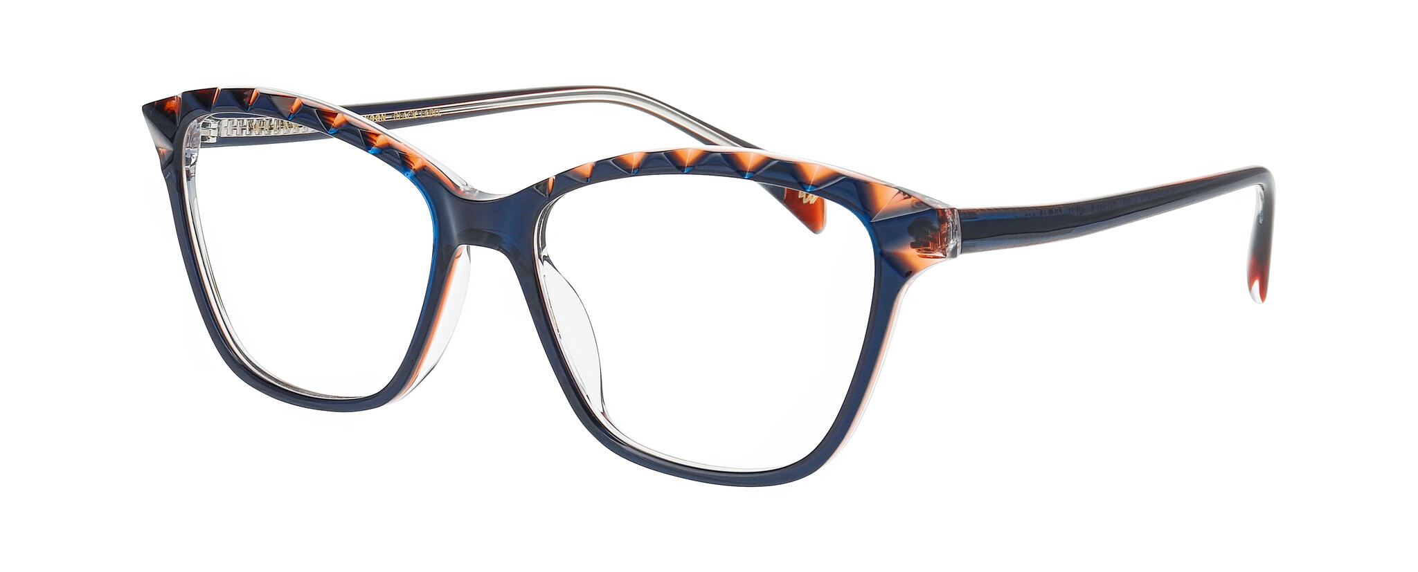 William Morris ASCOT 1-9122 52-16 William Morris ASCOT 1-9122 – eckige Vollrandbrille für Damen aus Acetat in Marineblau