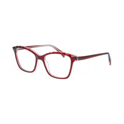 William Morris ASCOT 3-4035 – Vollrandbrille in Cat-Eye-Form für Damen aus Acetat in Rot