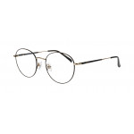 William Morris 50270-C1 – runde Vollrandbrille aus Edelstahl in Schwarz