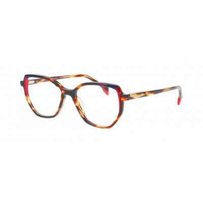 William Morris BARBICAN 1-5532 – Vollrandbrille in Schmetterlingsform für Damen aus Acetat in Braun