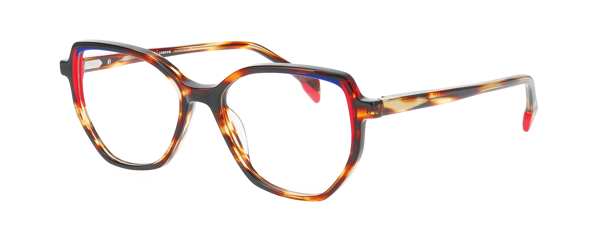 William Morris BARBICAN 1-5532 51-16 William Morris BARBICAN 1-5532 – Vollrandbrille in Schmetterlingsform für Damen aus Acetat in Braun