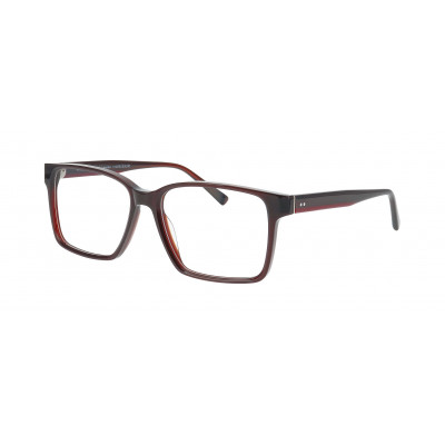 William Morris BARKING 6-5035 – eckige Vollrandbrille für Herren aus Acetat in Braun