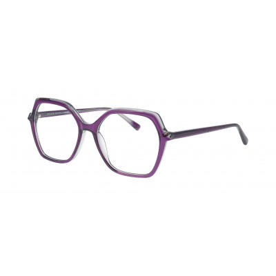 William Morris BEXLEY 2-3735 – hexagonale Vollrandbrille für Damen aus Acetat