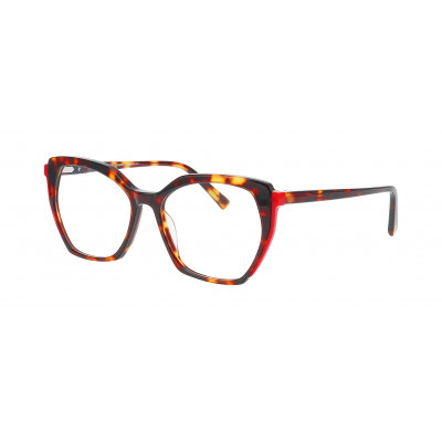 William Morris BRICK 2-5524 – Vollrandbrille in Schmetterlingsform für Damen aus Acetat in Havanna