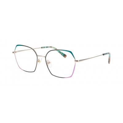 William Morris CANARY 1-3021 – hexagonale Vollrandbrille für Damen aus Edelstahl