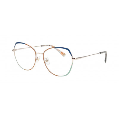 William Morris CANARY 2-5021 – Vollrandbrille in Schmetterlingsform für Damen aus Edelstahl in Braun
