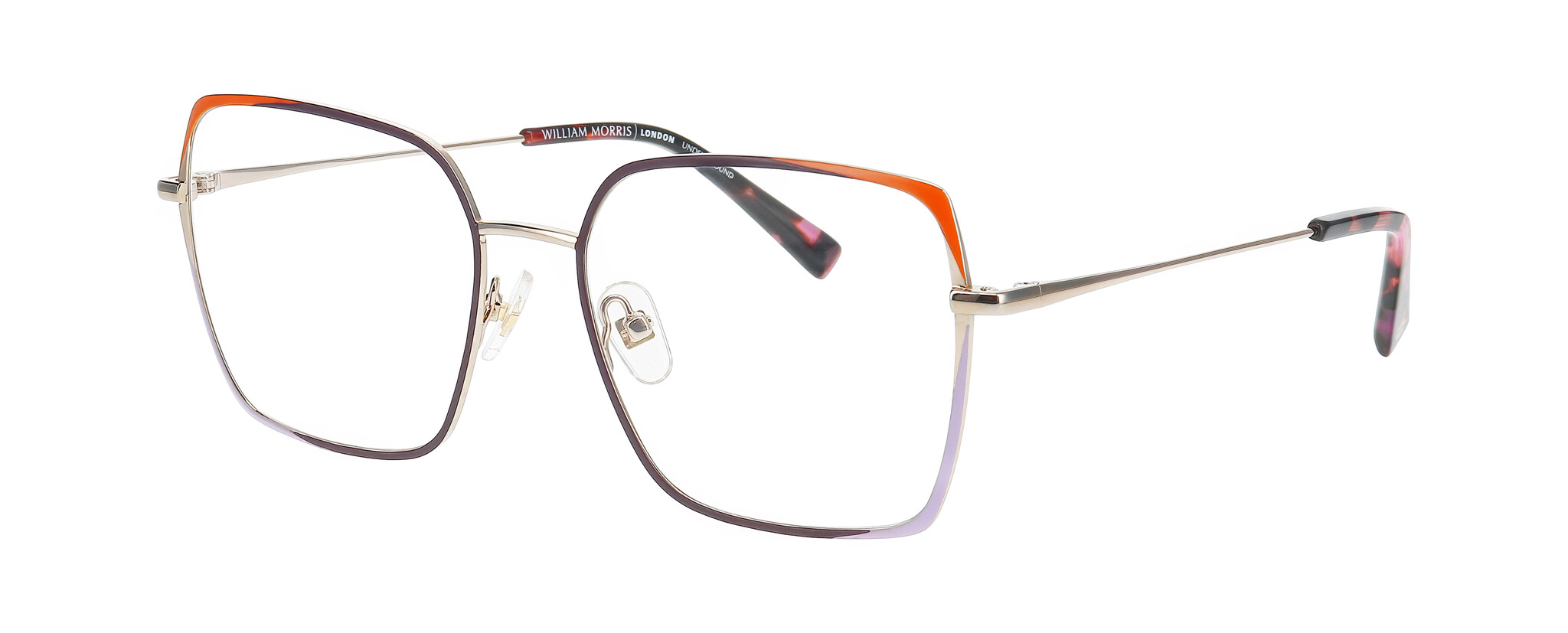 William Morris CANARY 3-3721 54-17 William Morris CANARY 3-3721 – eckige Vollrandbrille für Damen aus Edelstahl
