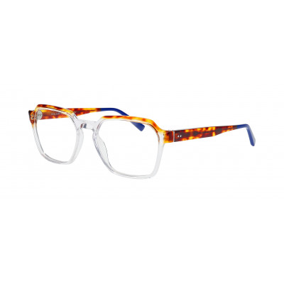 William Morris CARNABY 1-1115 – eckige Vollrandbrille für Herren aus Acetat in Kristallklar