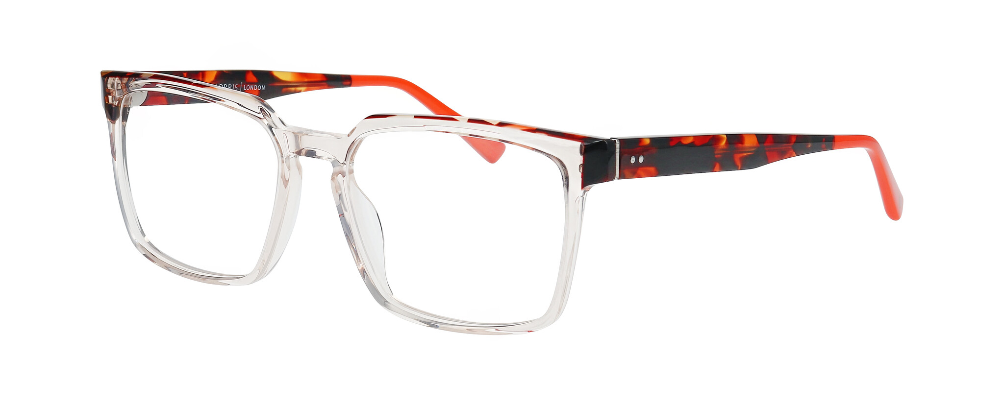 William Morris CARNABY 2-4915 54-18 William Morris CARNABY 2-4915 – eckige Vollrandbrille für Herren aus Acetat in Rotbraun
