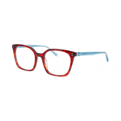 William Morris COVENT 1-4824 – eckige Vollrandbrille für Damen aus Acetat in Rot