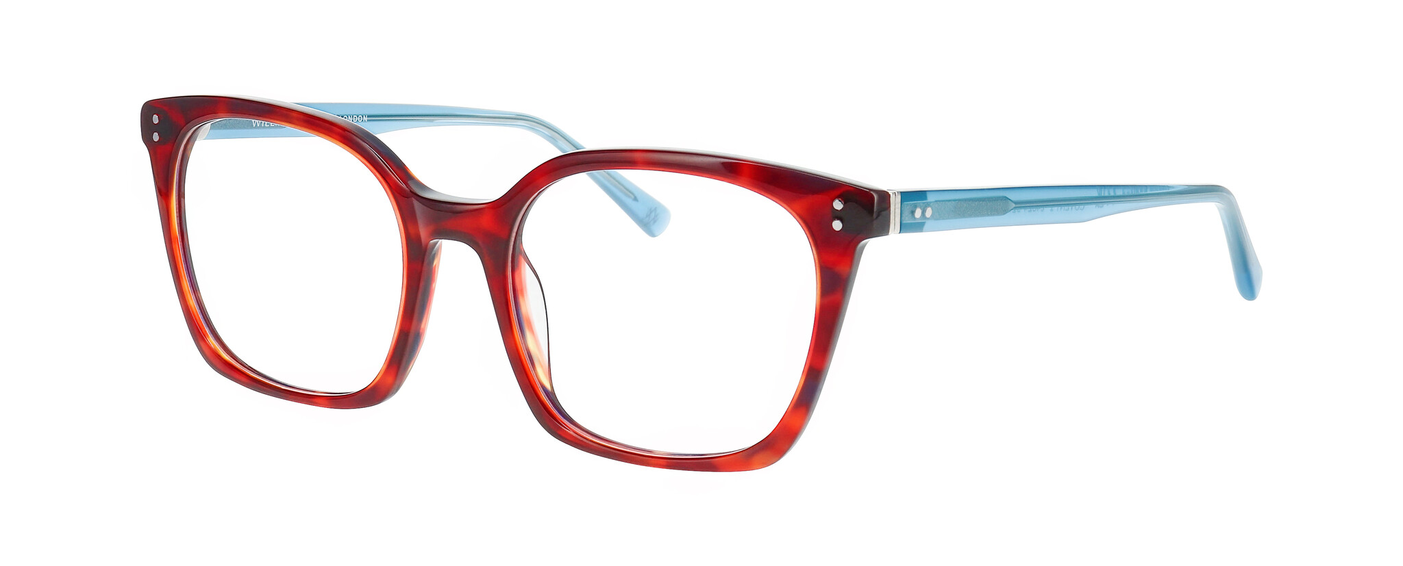 William Morris COVENT 1-4824 52-19 William Morris COVENT 1-4824 – eckige Vollrandbrille für Damen aus Acetat in Rot