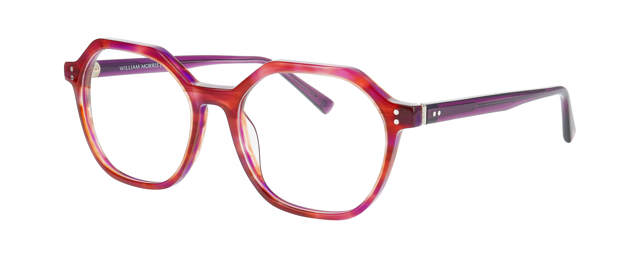 William Morris COVENT 2-4824 53-18 William Morris COVENT 2-4824 – hexagonale Vollrandbrille für Damen aus Acetat