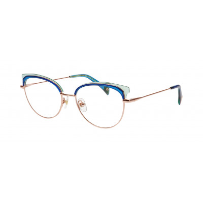 William Morris FAITH-8512 – ovale Vollrandbrille für Damen aus Edelstahl