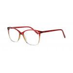 William Morris 50283-C3 – runde Vollrandbrille für Damen aus Acetat in Rot