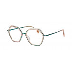 William Morris FREYA-9511 – hexagonale Vollrandbrille für Damen aus Edelstahl