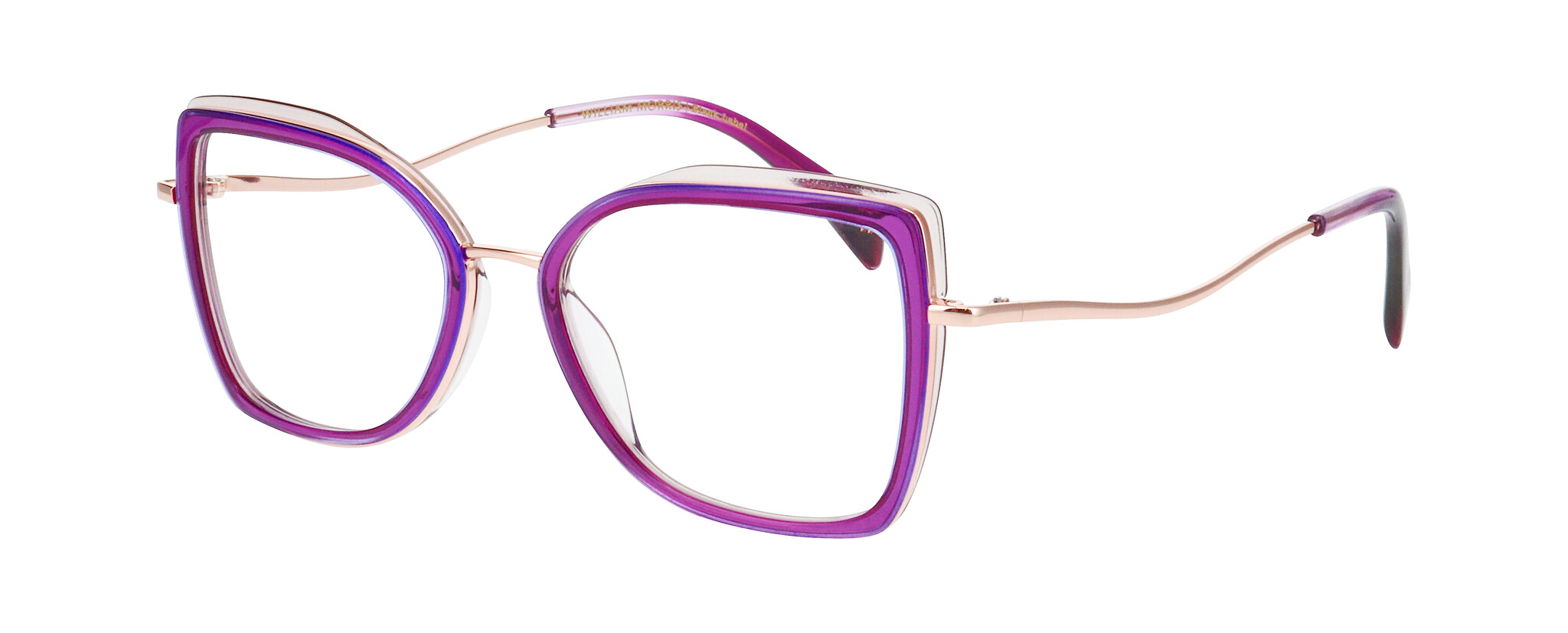 William Morris GIGI-3525 53-17 William Morris GIGI-3525 – eckige Vollrandbrille für Damen aus Edelstahl