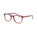 William Morris HIVE 1-4024 – ovale Vollrandbrille für Damen und Herren aus Acetat in Rot
