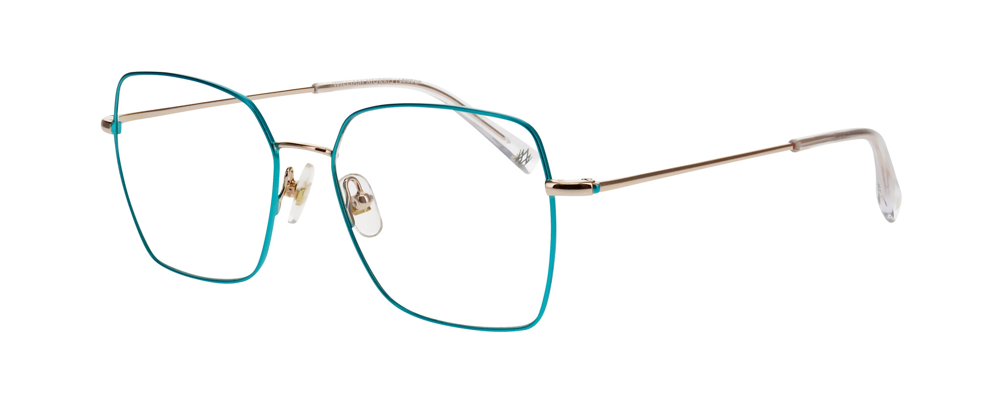 William Morris 50289-C1 53-16 William Morris 50289-C1 – eckige Vollrandbrille für Damen aus Edelstahl in Blau