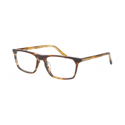 William Morris HIVE 2-4924 – eckige Vollrandbrille für Herren aus Acetat in Rotbraun
