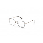 William Morris 50289-C2 – eckige Vollrandbrille für Damen aus Edelstahl