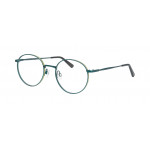 William Morris HOXTON 3-9321 – ovale Vollrandbrille für Herren aus Edelstahl in Petrol