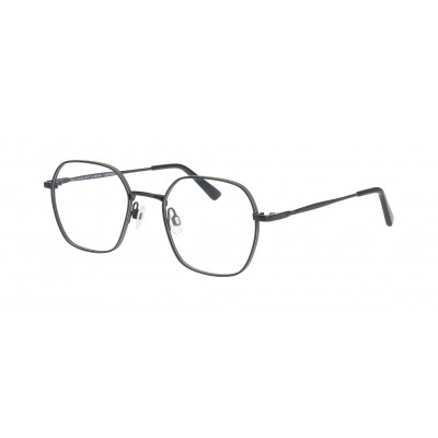 William Morris HOXTON 4-6031 – hexagonale Vollrandbrille für Herren aus Edelstahl